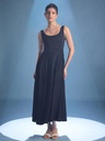 black-stretchable-corset-fit-and-flare-midi-dress-front-angle-uptownie.jpg