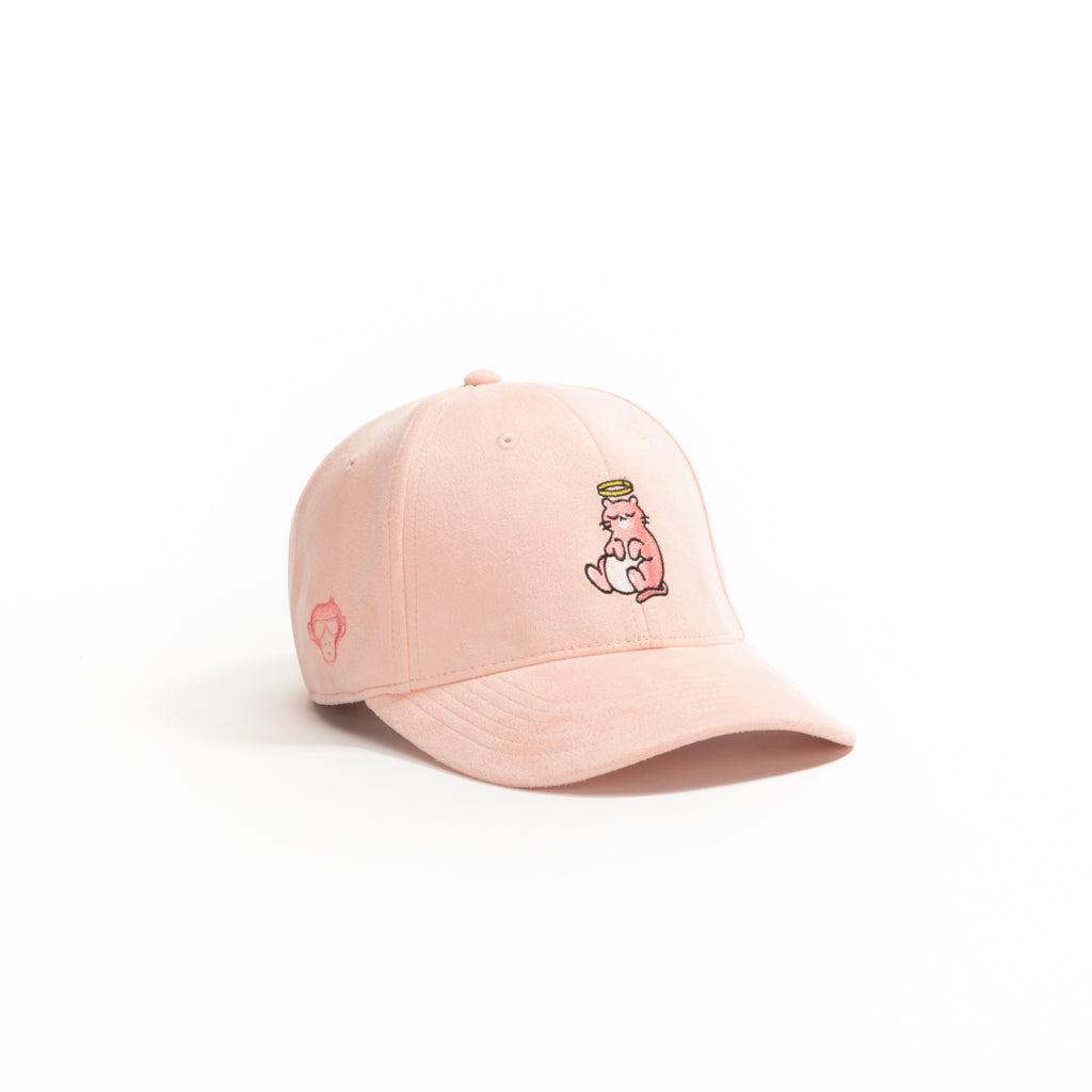 sofaking_lazy_cat_pink_suede_baseball_cap_01.jpg